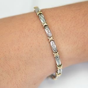 10k gold diamonds bracelet